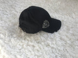 Black Crystal Gems Skull - Black Cotton Cap
