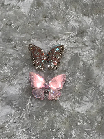 Butterfly Glitter Clip