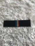 Rainbow Stripe - Black Band