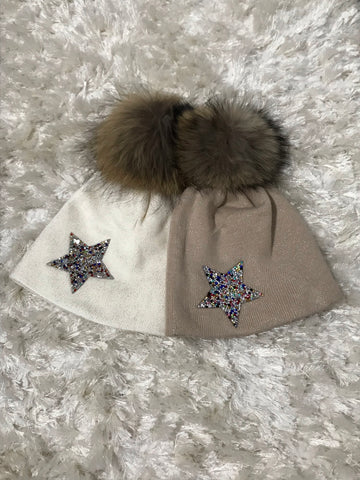 Colorful Rhinestone Star - Sparkle Hat