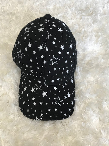 Star Black/White Cap