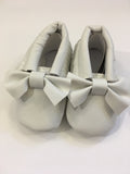 Leather Bow Moccasins